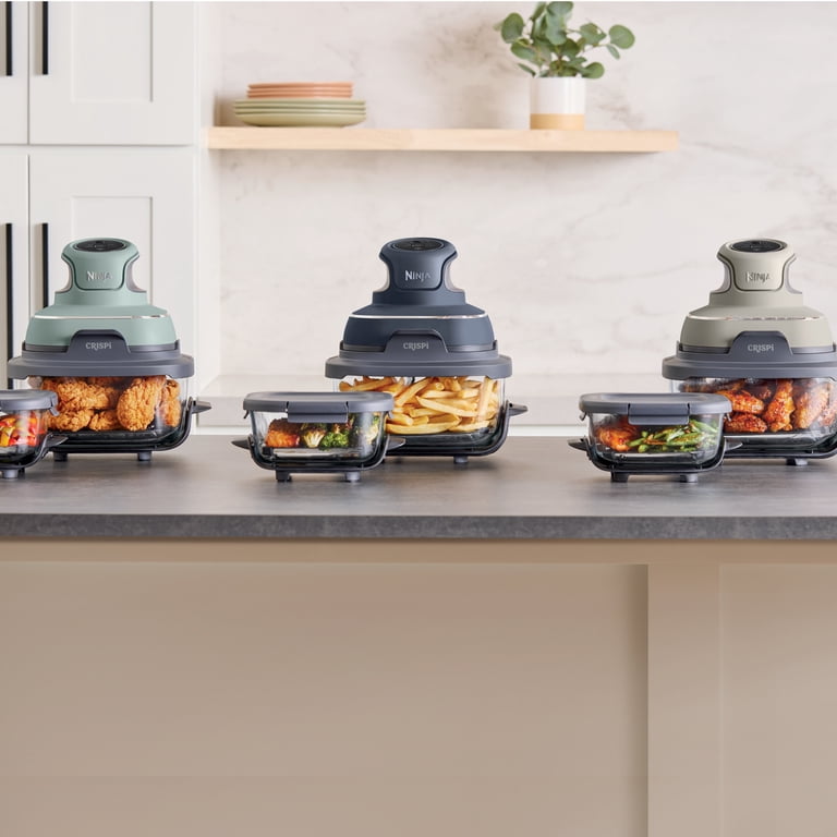 Ninja Crispi 4-in-1 Portable Glass Air Fryer Cooking System, 4-Qt