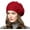 Red, variant on Women Winter Knit Beret Hat Rabbit Hair French Style Beret Classic Warm Casual Beanie Hat