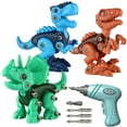 thumbnail image 2 of Jouets de Construction Dinosaure à Démonter avec Perceuse Électrique, 2 of 6