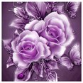 thumbnail image 3 of Peinture Diamant DIY 5D Rose Partiellement Percée, 3 of 3