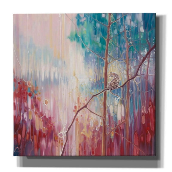 Epic Graffiti 'Weaving Magic' by Gill Bustamante, Canvas Wall Art, 18"x18"