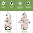 thumbnail image 6 of Cauagu Cute Hand Drawn Bear Pattern Winter Pet Hoodie Sweatshirts- Dog Hoodie Sweater with Leash Hole - Cute Dog Hoodie - Pet Clothes Puppy Cat Custume -Small, 6 of 8