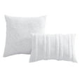 thumbnail image 5 of Rhapsody White 5 PC Queen Riverbrook Home Rhapsody 5 PC Medallion Clip Jacquard Tan - King - 5 Piece, 5 of 5