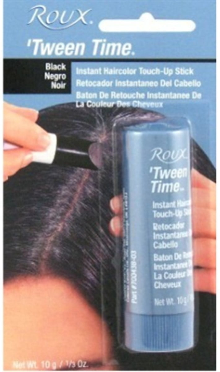 Roux Temporary Haircolor TouchUp Stick Black, 1 ea (Pack of 3
