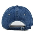 thumbnail image 5 of Men Women Denim Retro Vintage Peaked Cap Solid Color Baseball Cap Daily Leisure Travel Cap, 5 of 6
