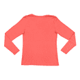 thumbnail image 3 of Eddie Bauer Women's Long Sleeve V-Neck Cotton Modal Blend T-Shirt (Dark Coral, XXL), 3 of 3