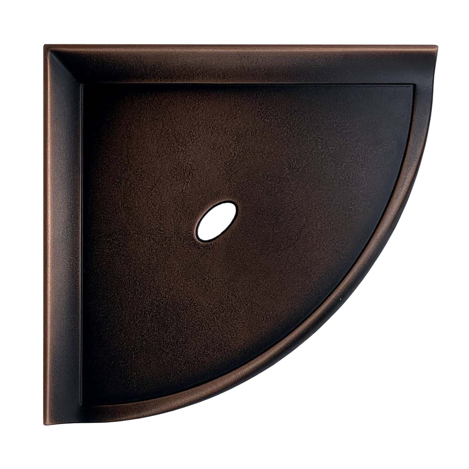 Questech Décor Shower Shelf, 8" Metro Flatback Oil Rubbed Bronze