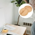 thumbnail image 5 of Yongwei wood tray 2pcs Wooden Serving Trays Round Trays Wood Plates Rustic Serving Platter for Food Snack Fruits, 5 of 10