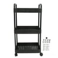 thumbnail image 2 of Organizador De Almacenamiento Móvil, Carrito De Almacenamiento Con Ruedas De 3 Niveles Para Baño, 2 of 8