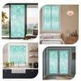 thumbnail image 7 of Teal Ombre Coastal Window Privacy Film, Nautical Beach Starfish Coral Summer Static Cling UV Sun Blocking Heat Control Window Tint Day and Night, Non-Adhesive One Way Privacy Cover 23.6''x59'', 7 of 7