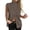 Brown, variant on Women's High Neck Knit Vest - Sleeveless Wrap Front Pullover Top for Office Work & Casual Layering