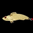 thumbnail image 3 of S SERENABLE 5pcs Sequins Spoon Fishing Lure Casting Jigging Bass Bait VIB Gold, 3 of 9