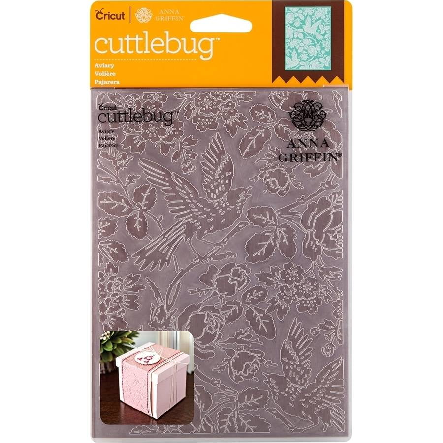 Cuttlebug 5" x 7" Embossing Folder By Anna Griffin, Aviary Walmart