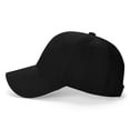 thumbnail image 4 of Lispipm Women Men Baseball Cap Adjustable Size Running Workouts Sun Hat Outdoor Activities Trucker Hats for All Season Black, 4 of 7