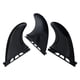 thumbnail image 5 of 3 piezas de quillas para tabla de surf, liberación rápida, reemplazo directo, profesionales, premium Negro, 5 of 9
