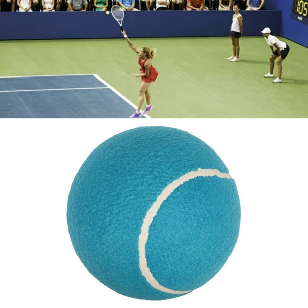 Pelota De Tenis Jumbo De 8 Pulgadas, Pelota De Tenis Inflable Portátil Con Núcleo De Goma, Fieltro De Felpa, Firma Jumbo, Para Niños Y Mascotas