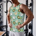 thumbnail image 5 of Gukieu Chicken Laying Eggs Print Men's Quick Dry Fitness Vest, Round Neck Sleeveless Fitness Bodybuilding Top-XX-Large, 5 of 7