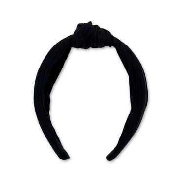 Time and Tru Women's Knot Hair Headband, Black