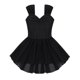 thumbnail image 4 of Ropa de Ballet profesional para niñas, vestido de baile con tutú sin mangas, vestido de leotardos fruncidos, disfraz de bailarina de gimnasia, Ropa de baile, 4 of 5