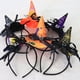 thumbnail image 2 of Sombrero de bruja puntiagudo para niños, tocado, Aro para el pelo, accesorios para disfraz de Halloween, accesorio para el cabello, diadema de encaje Fivean unisex, 2 of 2