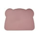 thumbnail image 1 of Mantel individual para niños, portátil, de silicona de grado alimenticio, color rosa polvoriento, 1 of 4
