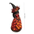 thumbnail image 6 of JWZZYD Enchanted Autumn Witch Figurine,Fall Witch Decor Halloween Tabletop Statue with Leaf Gown, 9.8" Witch Figurine, Seasonal Resin Witch Decoration for Mantel Shelf Home (Saffron), 6 of 6