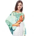thumbnail image 4 of Hippocampus Elegant Translucent Chiffon Silk Scarf for Women | Light & Breathable 180*73 Size Headscarf, 4 of 6