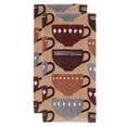 thumbnail image 2 of T-fal Print Fiber Reactive Kitchen Towel, Two Pack, Coffee, 2 of 6