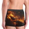 thumbnail image 4 of Rateoe Cool Fire Man Mens Boxer Briefs Poly Spandex Performance Boxer Briefs Underwear Hem Boxer Briefs - Medium, 4 of 8