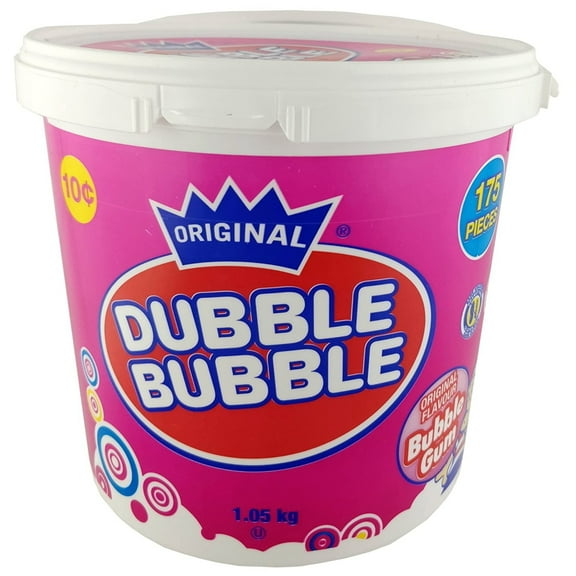 Dubble Bubble Original Bubble Gum - Tub 300Ct