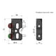 thumbnail image 4 of Interruptor Para Manillar De Motocicleta, Accesorios Para Motocicleta, Manija Impermeable Para Motocicleta, Interruptor Doble Autoblocante Compatible Con Honda Cb190 Moyic VI012005-00, 4 of 6