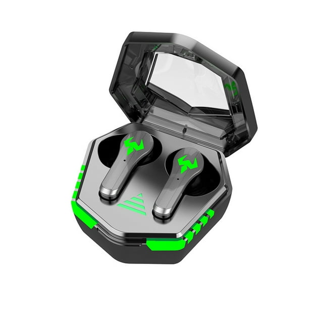 Auriculares de reducción de ruido compatibles con Bluetooth con caja de carga auriculares recargables electrónica auriculares computadoras portátiles negro Scienceny EL018292-01B