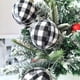 thumbnail image 2 of Ornamentos Del Árbol de Navidad 21x14x7cm 6 Paquetes 7cm Tela Envuelta Bolas de Navidad Ornamentos Del Árbol de Navidad, 2 of 6