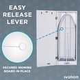 thumbnail image 6 of IVATION Wall Mounted Ironing Board Cabinet White, Fold-Out, Adjustable Height, 6 of 9