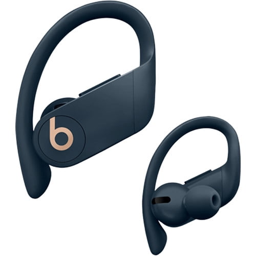 Beats by Dr. Dre Powerbeats Pro In-Ear Wireless Headphones (Navy Blue) MY592LL/A (2 Pack) with Headphone Cleaner + More