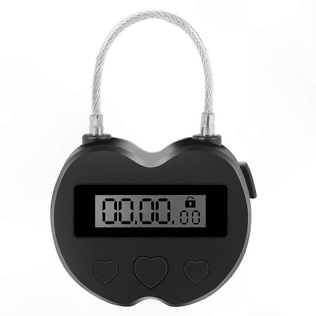 Electronic Travel Timer with LCD Display, Multifunction, Waterproof, USB Rechargeable