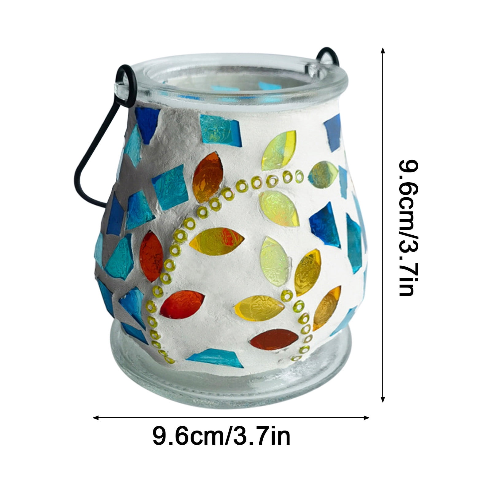 Fankiway DIY Mosaic Night Light Kit, Make Your Own Mosaic Night Light Kit, DIY Stained Glass Set, Crafts Kit for Teens Adults, Nightlight DIY Valentines Day Birthday Gift