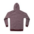 thumbnail image 2 of Ma Croix Mens Marled Zip Up Jacket Hoodie Brushed Fleece Soft Lightweight Basic Solid Sweater, 2 of 6