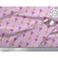 thumbnail image 2 of Soimoi Polyester Crepe Fabric Artistic Floral Ethnic Decor Fabric Printed Yard 42 Inch Wide, 2 of 3