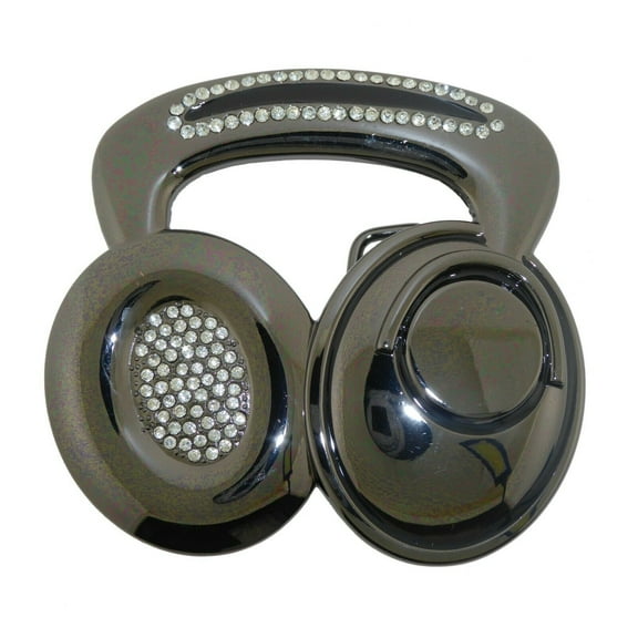 Headphones Music Musician Belt Buckle Old School Style Hip Hop Rock Roll Biker