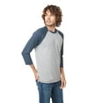 thumbnail image 4 of Next Level Apparel 6251 Unisex CVC 3/4 Sleeve Raglan Baseball T-Shirt, 4 of 4