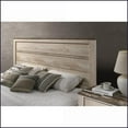 thumbnail image 6 of Bedroom Set 4-Piece King Industrial Chic White Wash Solid Wood with Bed, Dresser, Mirror, Nightstand | Wood | Standard Beds, 6 of 8