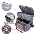 thumbnail image 4 of Bolsa de almuerzo térmica para pícnic bolso de mano de gran Ehuebsd capacidad portátil plegable de viaje para acampar, 4 of 9