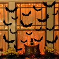 thumbnail image 5 of For Halloween Flying Bat Decor With Luminous Eyes Easy Versatile Hanging for Outdoor Yard Garden Display, 5 of 5
