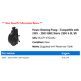 thumbnail image 2 of Power Steering Pump - Compatible with 2001 - 2003 GMC Sierra 2500 6.0L V8 2002, 2 of 2
