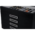 thumbnail image 6 of 60 Piece Black Ebony Wood Six Level Pen Display Case Black Accent Handles with Glass Window, 6 of 6