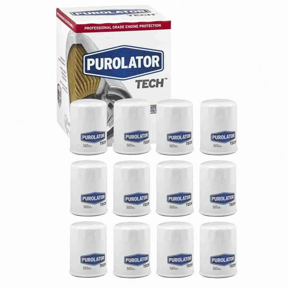 12 pc Purolator TECH TL14477 Engine Oil Filters for 00120-00015 08922-02001 08922-02002 115010-1870 115010-2040 12339993 150-1001 150-1015 15208-53J00 15600-01020 15600-16010 16510-61A00 16510-61A01