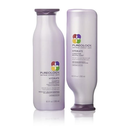 Pureology - Pureology Hydrate Shampoo & Conditioner Set, 8.5 oz ...