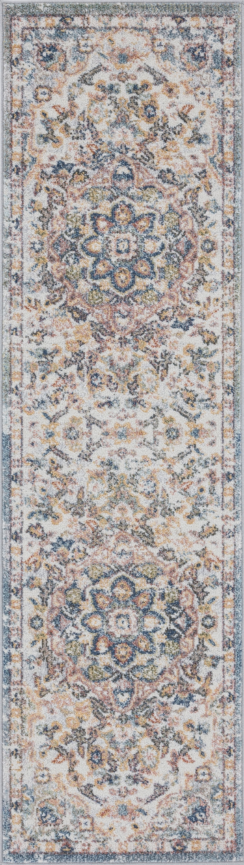 3x10 Modern Cream Runner Rugs for Hallway | Indoor Entry, Entryway, Walkway or Kitchen Rug 2'8'' x 9'10''