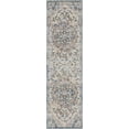thumbnail image 3 of Bliss Rugs Floral Traditional Indoor Runner Rug for Hallway, Entryway, Kitchen, Cream ,2' x 8', 3 of 7